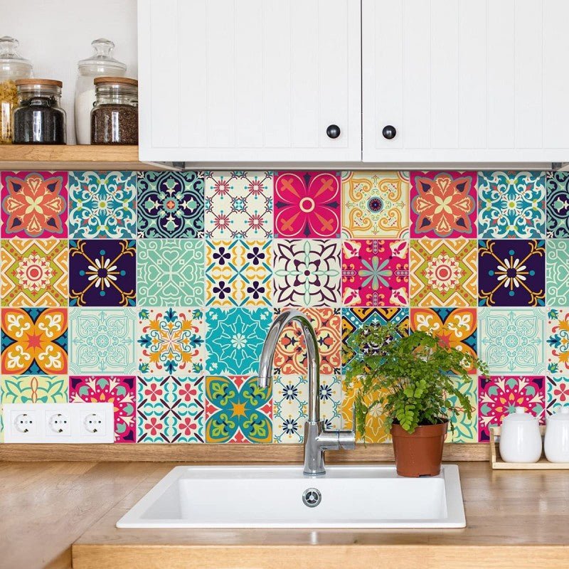 24pcs Self Adhesive Tile Stickers for Home Decor