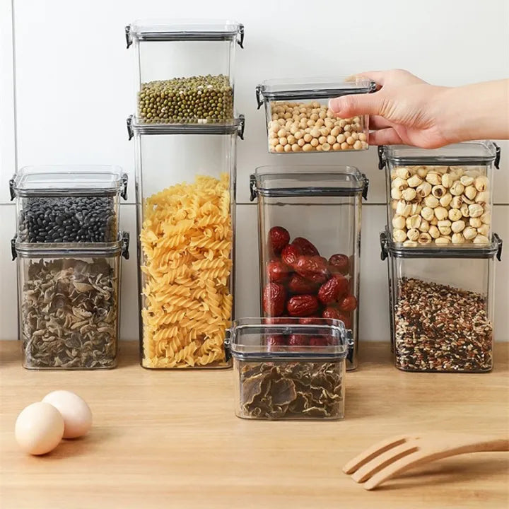 10pc Set - Plastic Storage Container Box