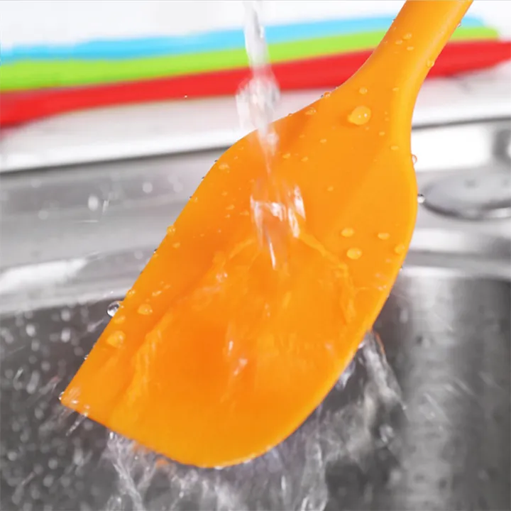 1pc Silicone Spatula Heat Resistant Non-Stick Flexible Rubber Kitchen Essential