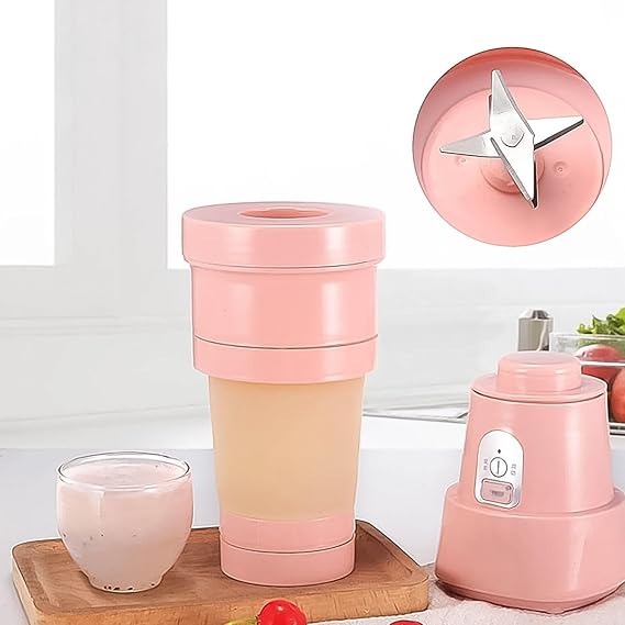 USB Rechargeable Silicone Folding Juicer Cup