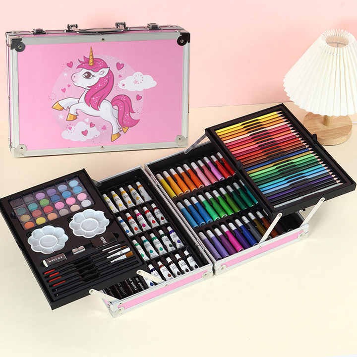 145 PCs Briefcase Art Set