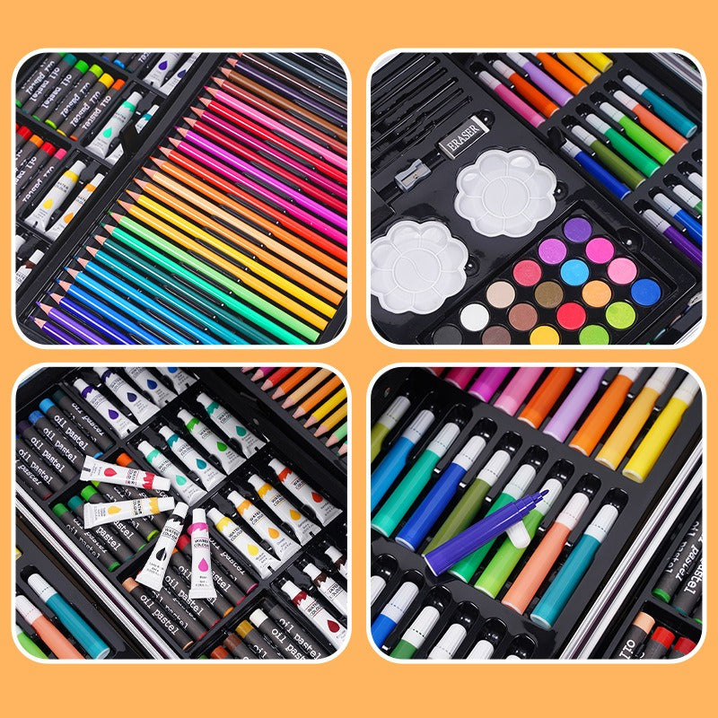 145 PCs Briefcase Art Set