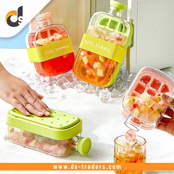 2-in-1 Water Bottle & Ice Mold