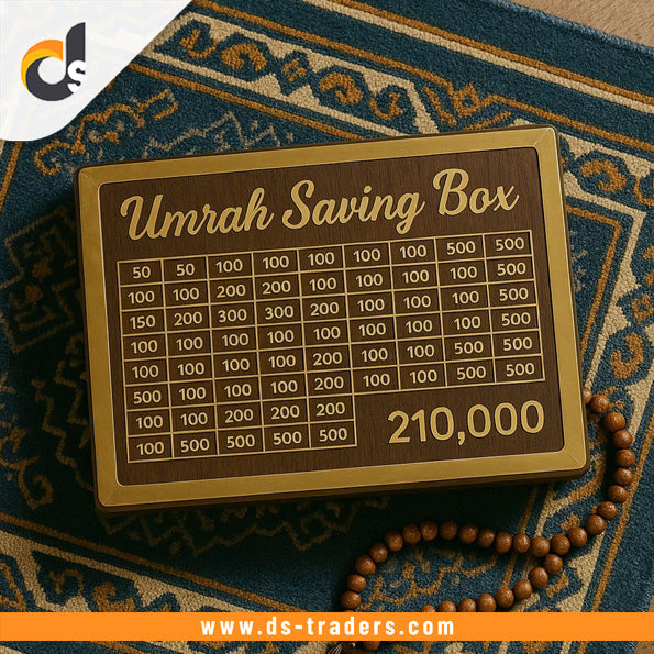 Wooden Umrah Saving Box