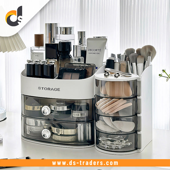 Compact Desk Organizer Storage Solution with Multiple Compartments