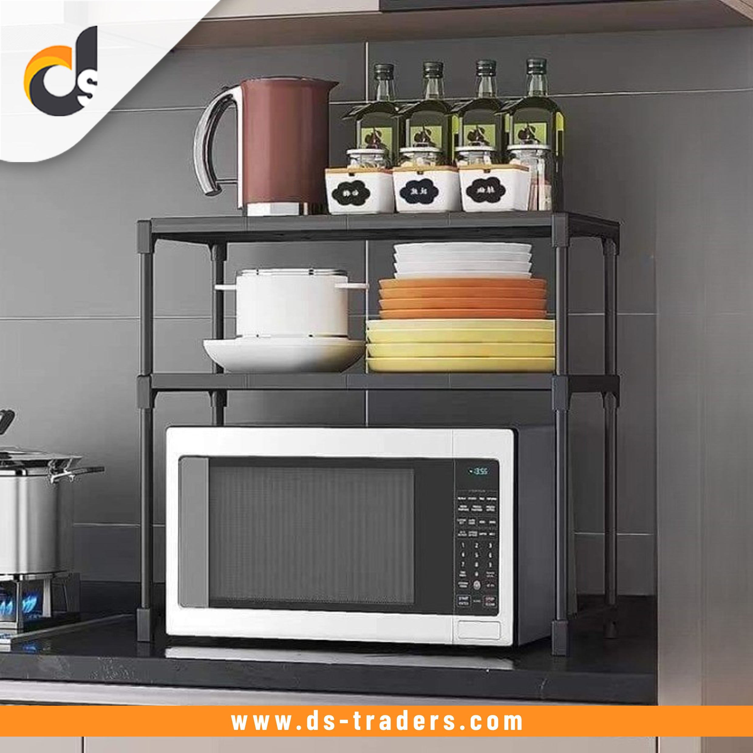 2 Layers Oven Storage Shelf