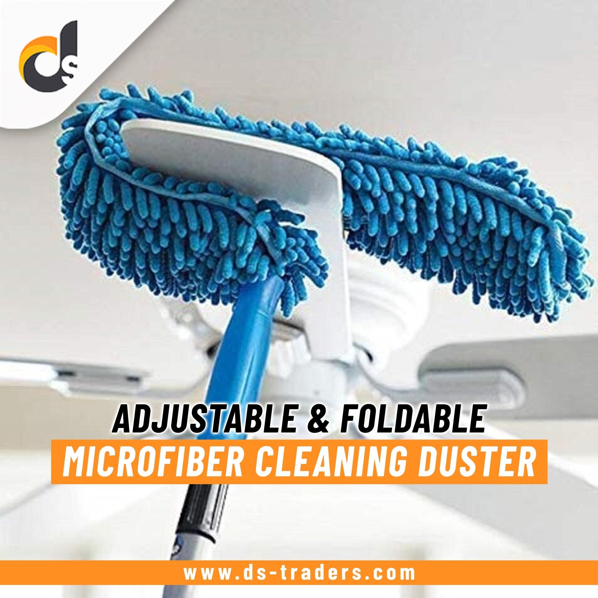 Adjustable & Foldable Microfiber Cleaning Duster for Multipurpose use
