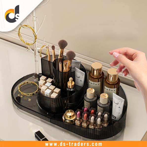 Luxury Rotating Makeup & Jewelry Organizer