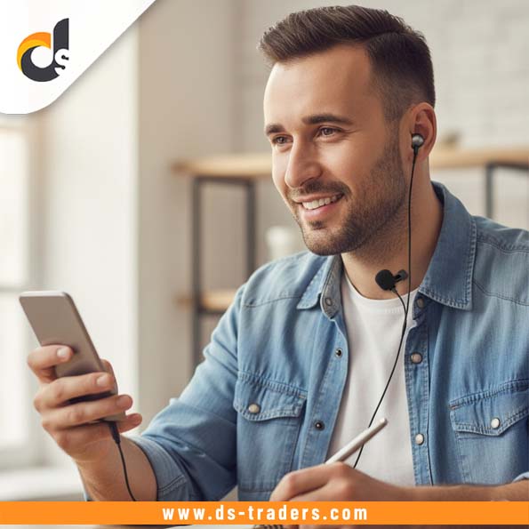 2 IN 1 Microphone with Earphone