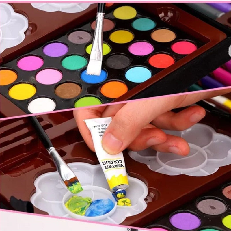 145 PCs Briefcase Art Set